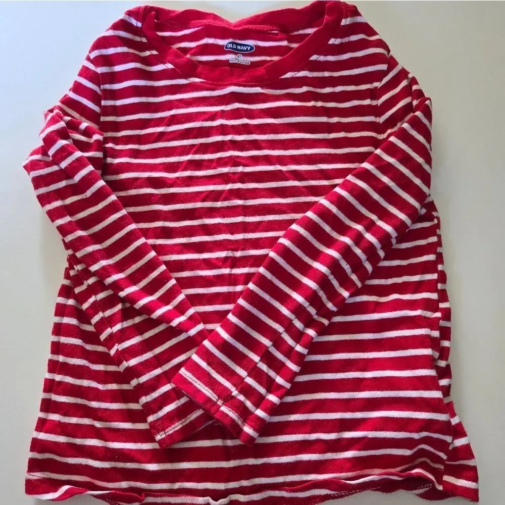 Girls red Stripped Shirt​